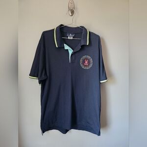 Psycho Bunny Navy Blue Pima Cotton Embroidered Polo Size 8 XXL